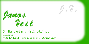 janos heil business card